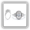 Click to enlarge this Oval Diamond in Platinum